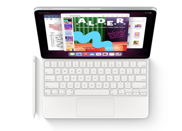Kết hợp với Magic Keyboard cho trải nghiệm làm việc hoàn hảo như chiếc MacBook Pro